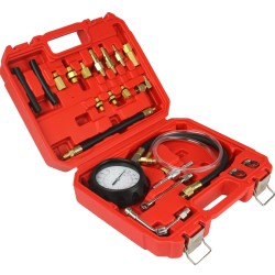 Set kit Tester misuratore pressione olio carburante motore auto 21pz adattatori